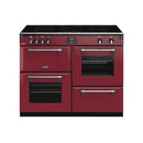 POÊLES RICHMOND Deluxe S1100 EGG INDUCTION CB Chili Red/Chrome 