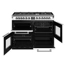 POÊLES RICHMOND Deluxe S1100 DF GAZ CB Icy White/Chrome 