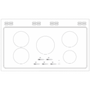 POÊLES RICHMOND Deluxe S1100 EI INDUCTION CB Blanc glacé/Chrome 