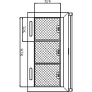 STOVES S1100 RICH CHIM RAIL Black 