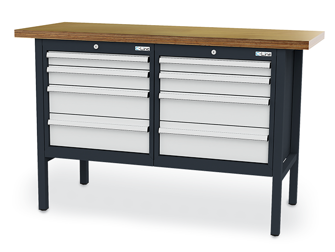 Box workbench, WxDxH 1500x600x960 mm
