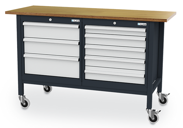 Mobile Kastenwerkbank, BxTxH 1500x600x960 mm