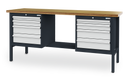 Box workbench, WxDxH 2000x600x960 mm