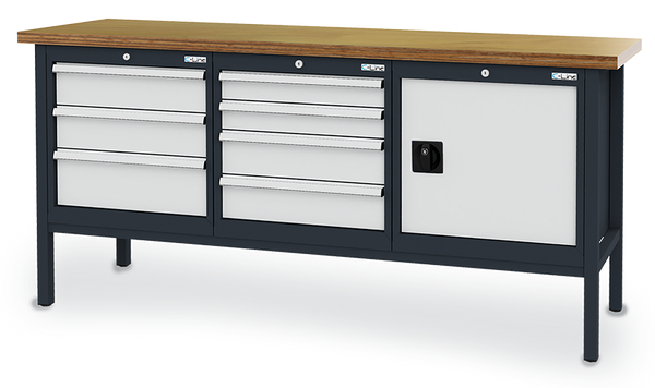 Kastenwerkbank, BxTxH 2000x600x960 mm