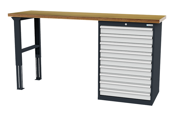 Reihenwerkbank, BxTxH 2000x600x1060 mm