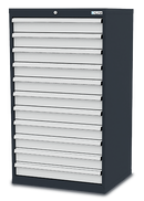 Drawer cabinet, drawers: 11x100 WxDxH 700x575x1220 mm