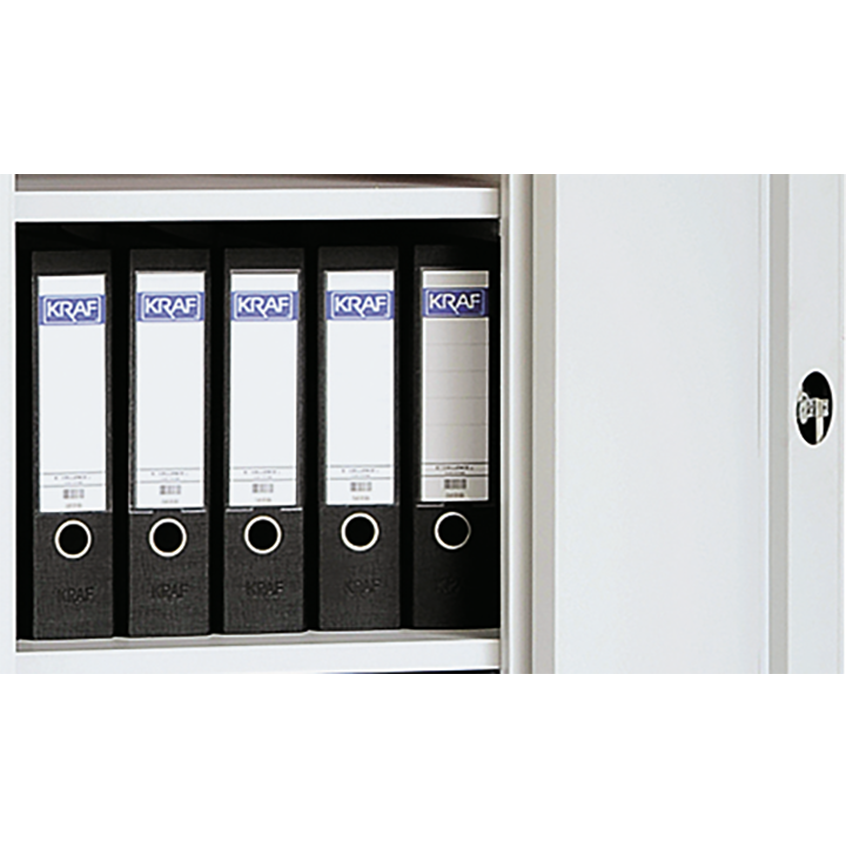 Simplaflex double door wardrobe,
 4 galvanized shelves, load capacity 80 kg,
 WxDxH 920x420x1950 mm