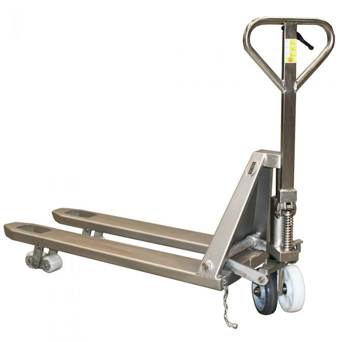 Transpalette Schefer Premium en acier inoxydable EX
