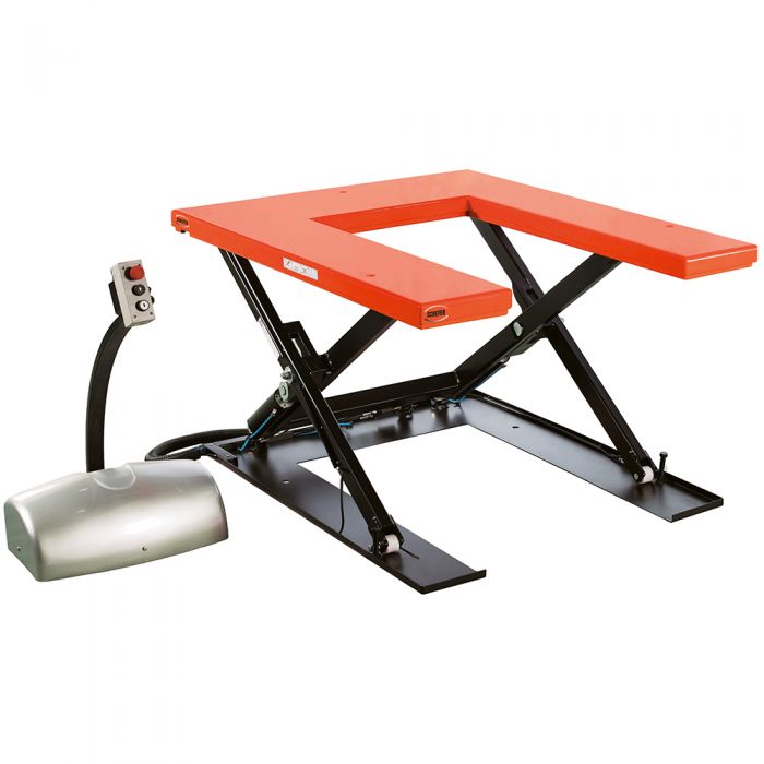Schefer Hydraulic Flat Scissor Lift Table HTF-U Eco