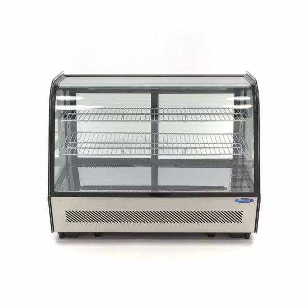 Réfrigérateurs à portes vitrées MAXIMA Gastro - 160 l - 88 cm - Portes arrière coulissantes