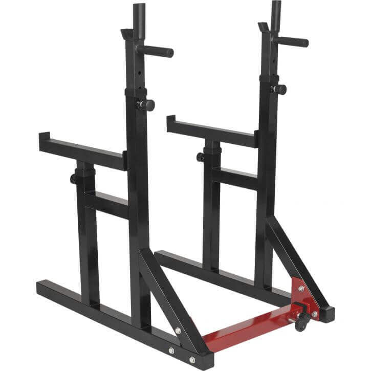 GORILLA SPORTS Squat Rack incl. Olympia Bumper Plate barbell set 170 kg