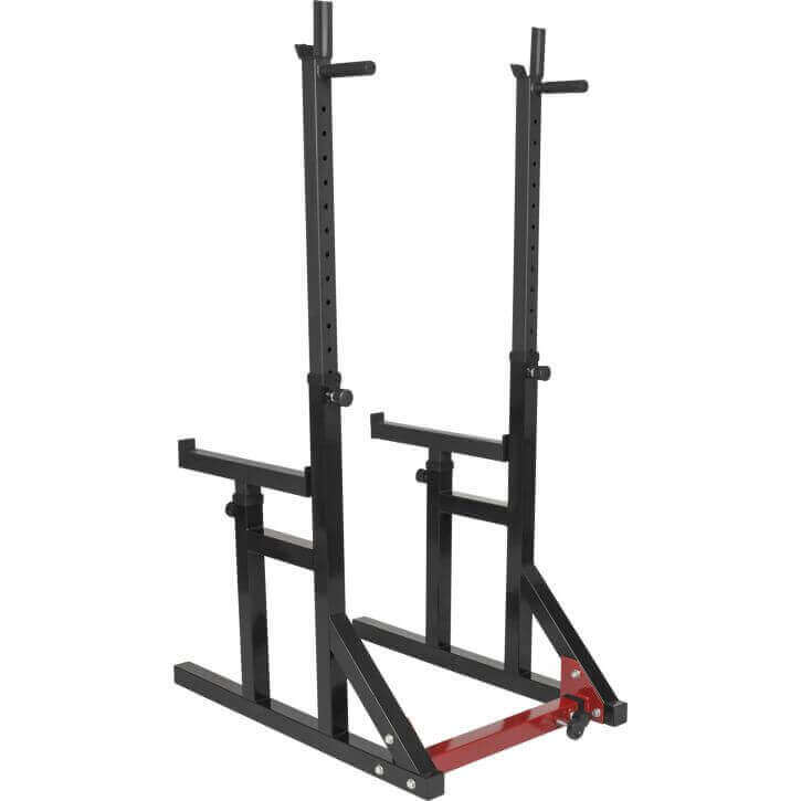 GORILLA SPORTS Squat Rack incl. Olympia Bumper Plate barbell set 170 kg