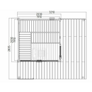 Sentiotec Harvia Scala Medium garden sauna