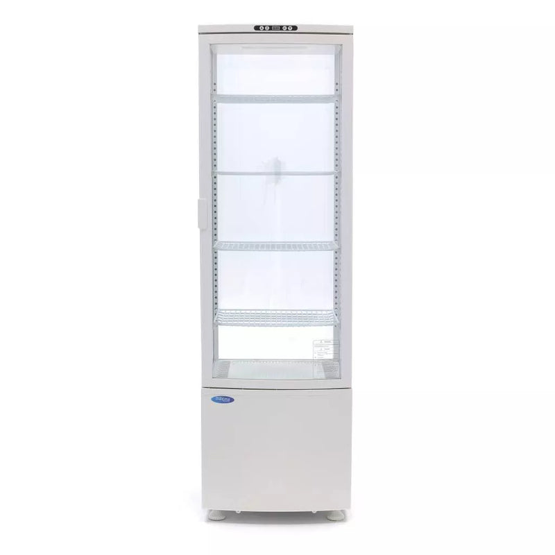 Vitrine réfrigérée MAXIMA Gastro - 235 l - 52 cm - Blanc