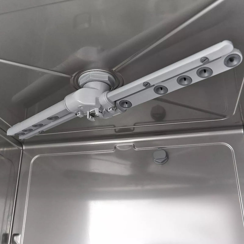 MAXIMA Gastro Geschirrspüler-Unterbau - 50 x 50 cm - mit Abfluss-, Spülenhilfe- und Seifenpumpen - 230 V
