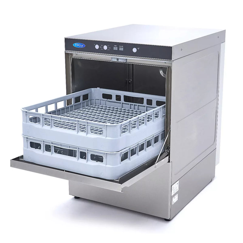 MAXIMA Gastro Geschirrspüler-Unterbau - 50 x 60 cm - Spülenhilfe- und Seifenpumpen - 400 V