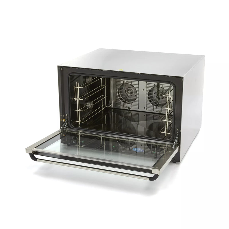 MAXIMA Gastro Konvektionsofen - Dampf - Passt 4 Tabletts (60 x 40 cm) - Eingebauter Timer